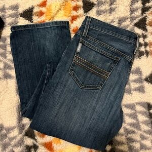 Cinch Men's Silver Label Performance Stretch Mid-Rise SlimFit Straight Leg Jeans